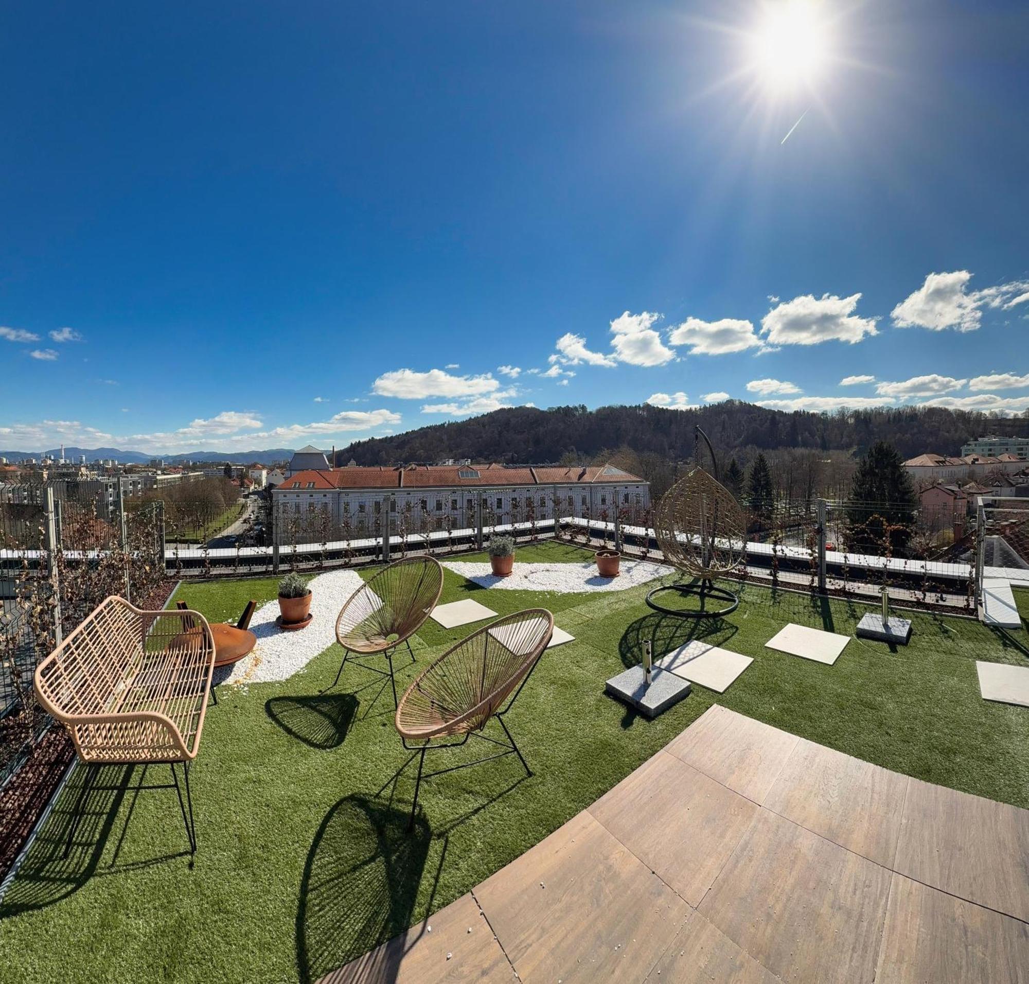 Garden Residence Lublaň Exteriér fotografie