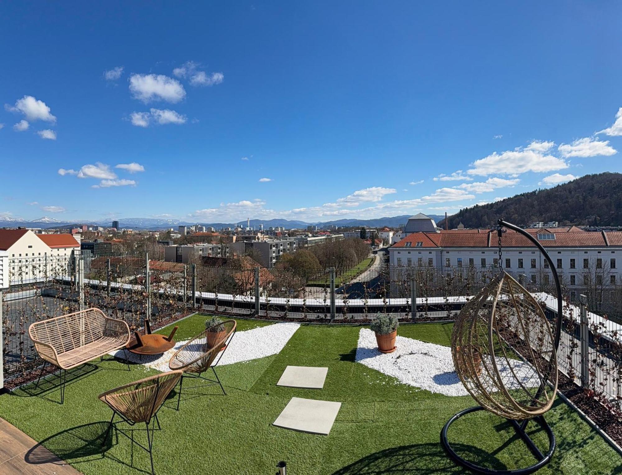 Garden Residence Lublaň Exteriér fotografie